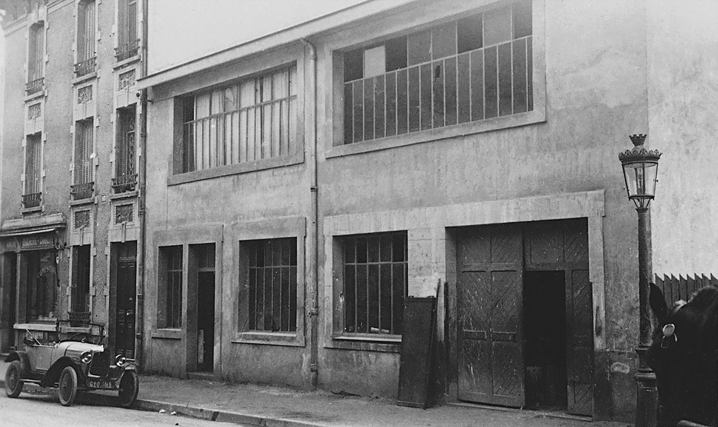 Jean Prouvé’s workshop, Rue Général Custine, Nancy, c. 1924.