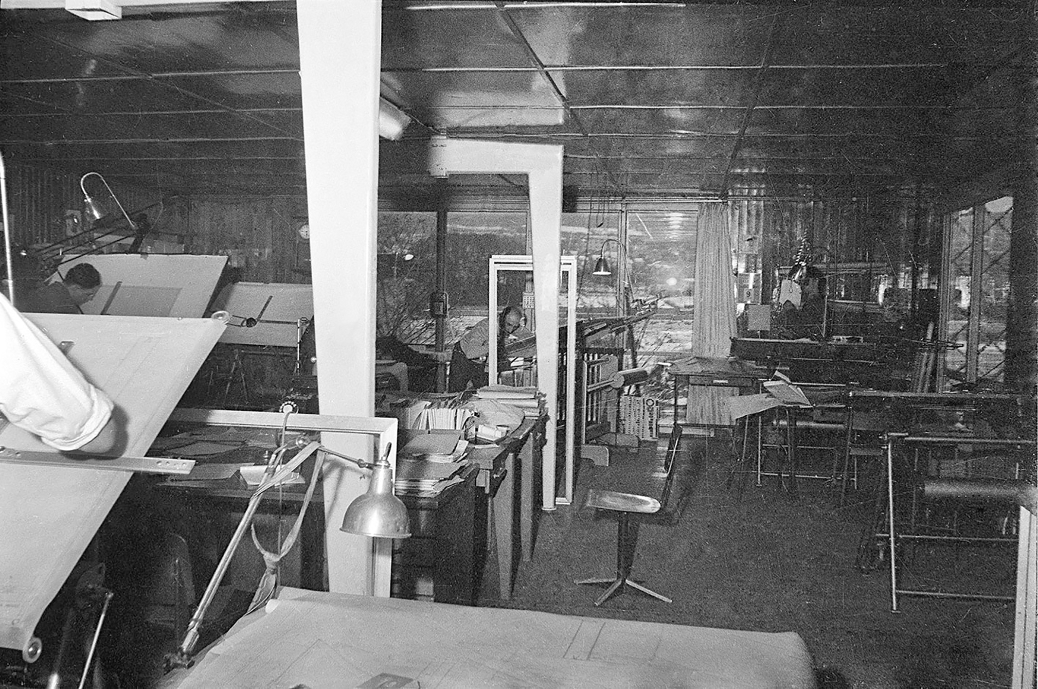 Ateliers Jean Prouvé design office, c. 1952.