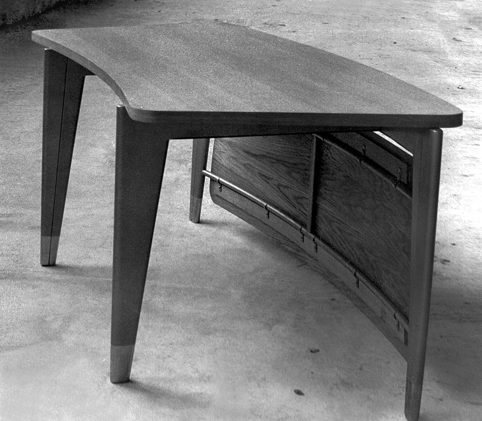 Professor desk, small model, ca. 1952.