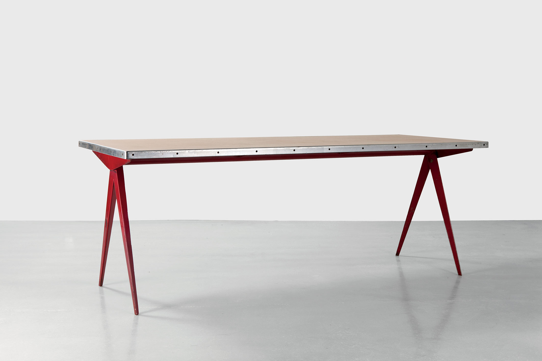 Cafétéria no. 512 table, a.k.a. Compas table, large model, 1953.