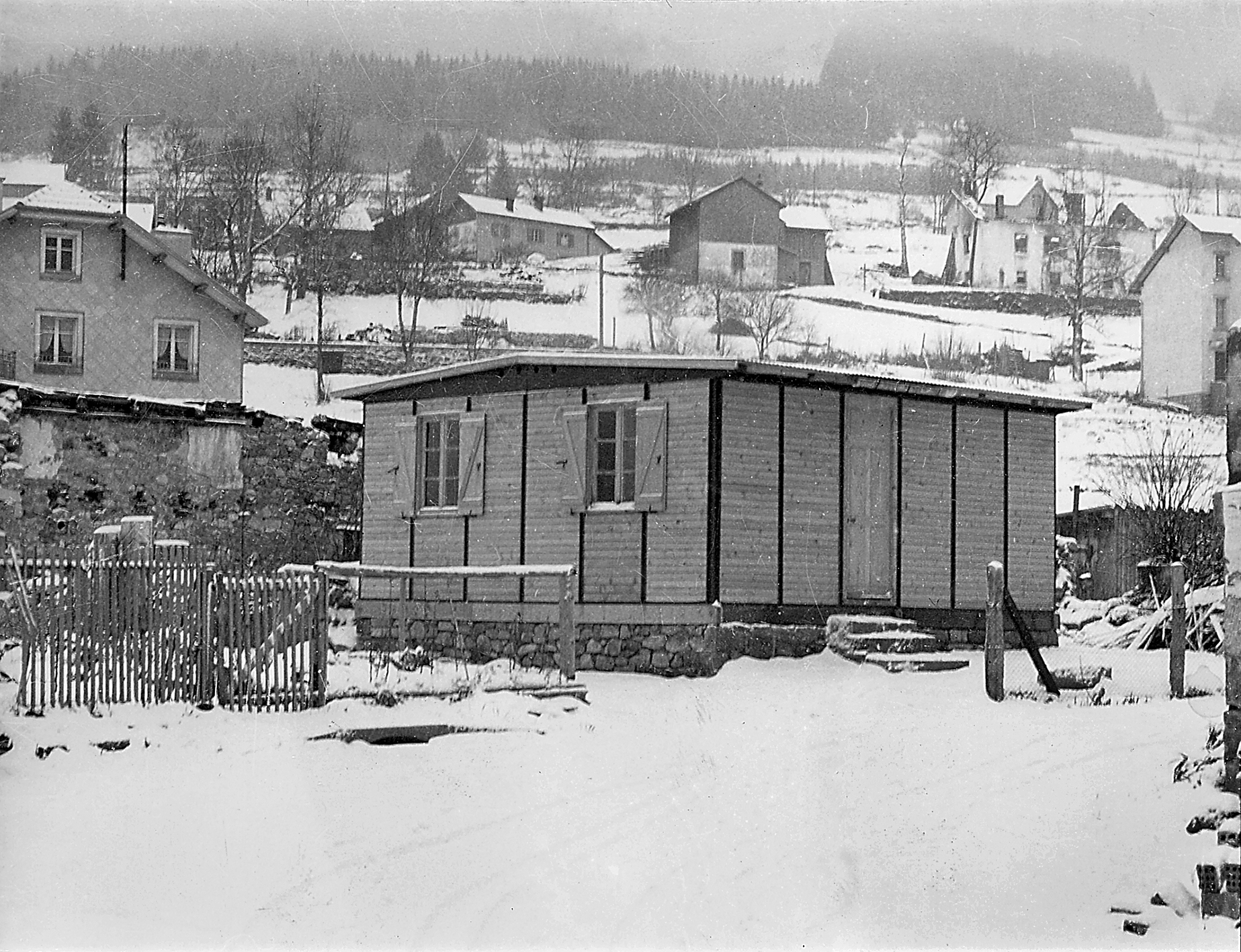 6x6 Demountable house, location unknown, ca. 1945.