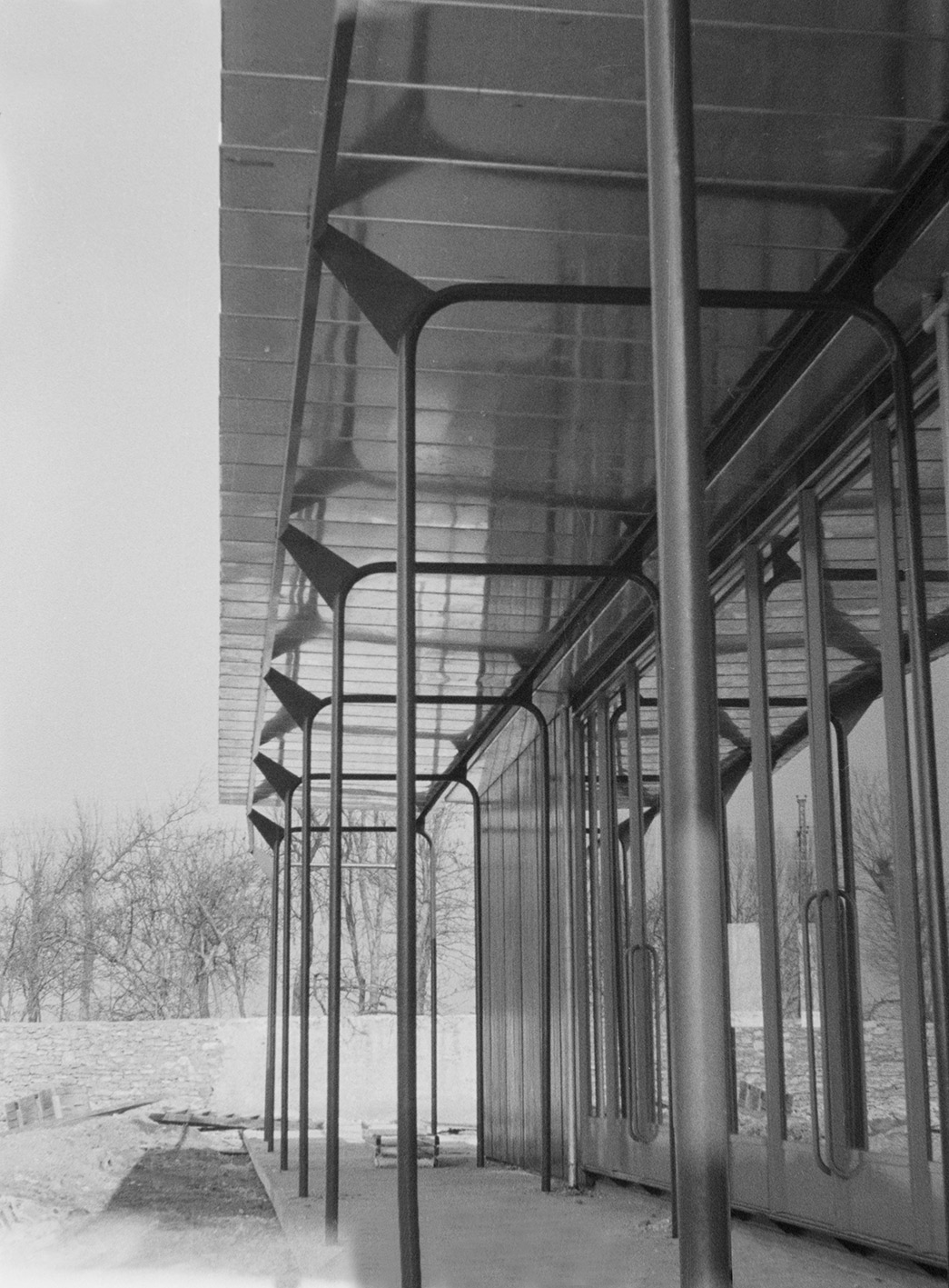 School for glassmaking apprentices, Croismare, 1948 (Jean Prouvé, with architect Henri Prouvé).