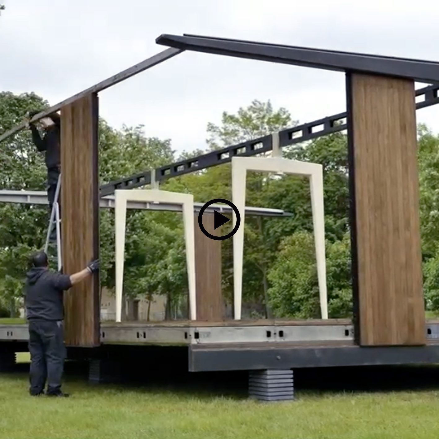 Assembling the Maxéville Design office, 1948. Château de Montaigu - Musée de l’Histoire du fer, Nancy-Jarville, 2016.