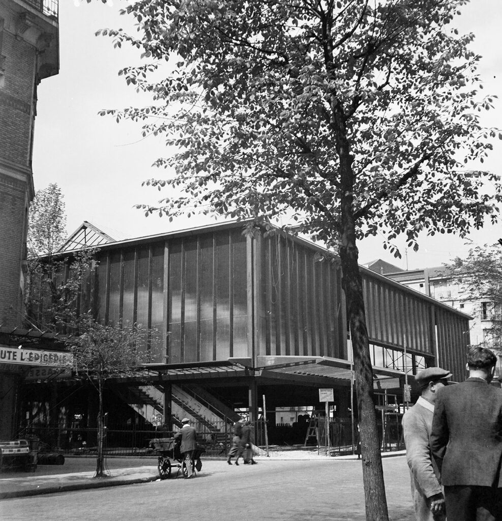 Maison du Peuple community center, Clichy, 1935–1939 (Jean Prouvé, with architects E. Beaudouin and M. Lods, engineer V. Bodiansky).