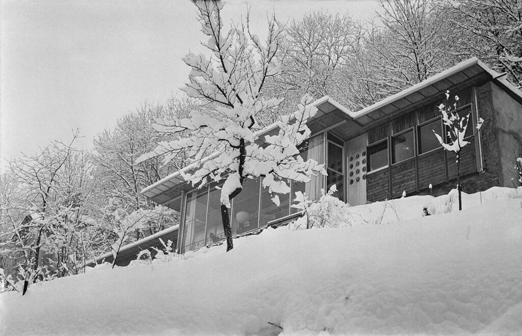 Jean Prouvé’s house, Le Haut-du-Lièvre, Nancy, 1954.